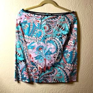 Tahari Summer cotton skirt sz 6